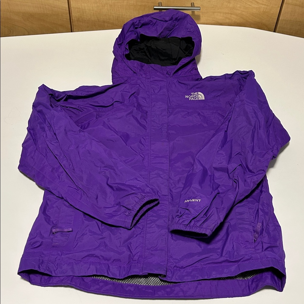 The North Face Vibrant Purple HyVent Jacket Girls Jacket